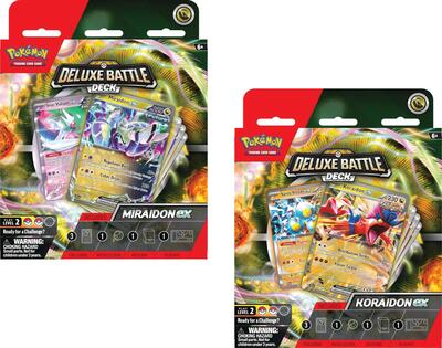 Deluxe Battle Deck: Miraidon ex/Koraidon ex  [Set of 2] card from Miscellaneous Cards & Products