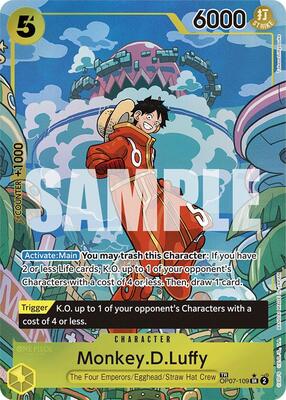 Monkey.D.Luffy (TR) card from Two Legends