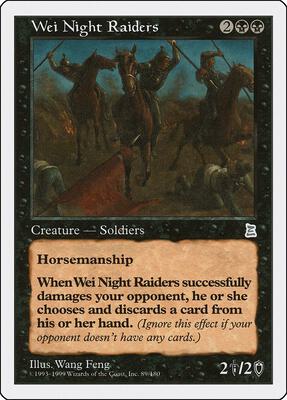 Wei Night Raiders card from Portal Three Kingdoms