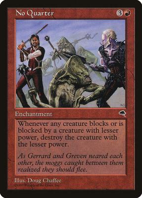 No Quarter card from Tempest