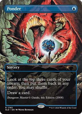 Ponder (1783) card from Secret Lair Drop Series