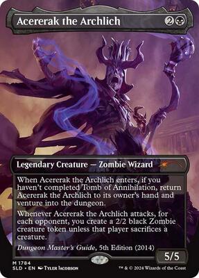 Acererak the Archlich card from Secret Lair Drop Series