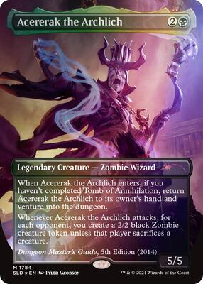 Acererak the Archlich (Rainbow Foil) card from Secret Lair Drop Series