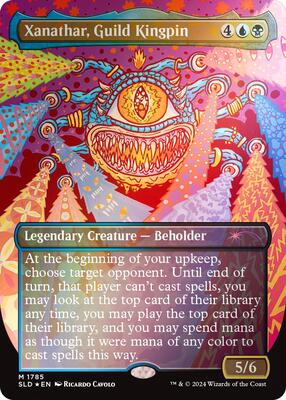 Xanathar, Guild Kingpin (Rainbow Foil) card from Secret Lair Drop Series