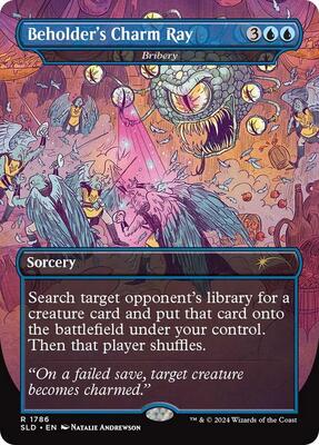 Beholder's Charm Ray - Bribery card from Secret Lair Drop Series