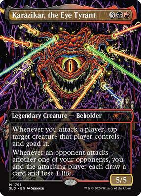 Karazikar, the Eye Tyrant card from Secret Lair Drop Series