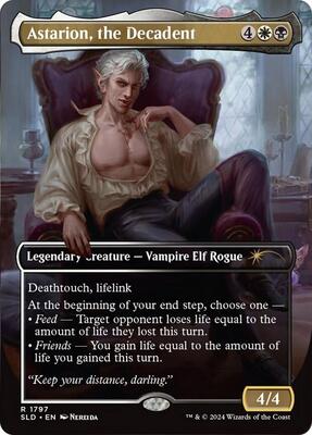 Astarion, the Decadent card from Secret Lair Drop Series