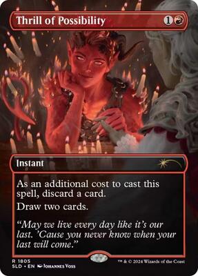 Thrill of Possibility (1805) card from Secret Lair Drop Series