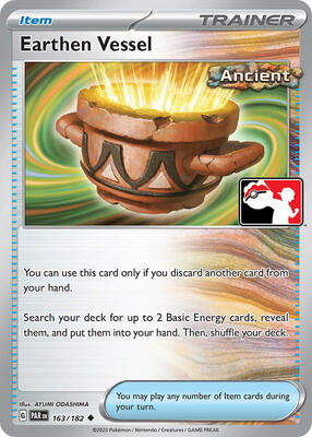 Earthen Vessel - 163/182 card from Prize Pack Series Cards