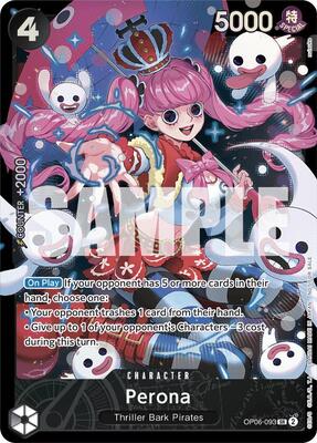 Perona (Store Treasure Cup 2024) card from One Piece Promotion Cards