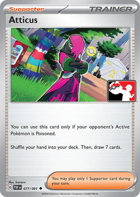 Atticus - 077/091 card from Prize Pack Series Cards