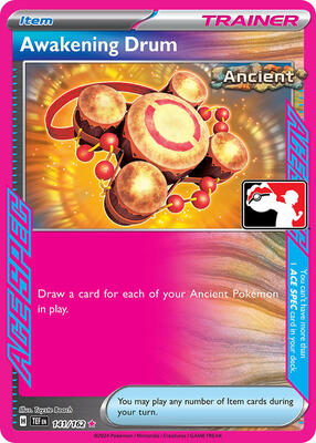 Awakening Drum - 141/162 card from Prize Pack Series Cards