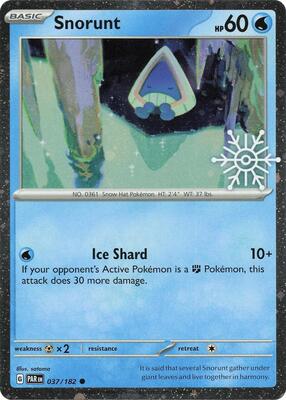 Snorunt - 037/182 (Holiday Calendar) card from Miscellaneous Cards & Products