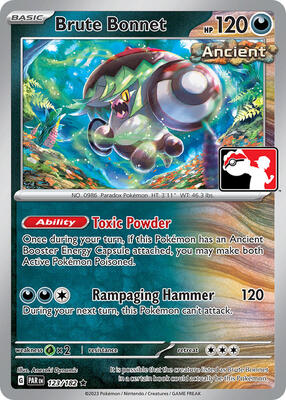 Brute Bonnet - 123/182 card from Prize Pack Series Cards