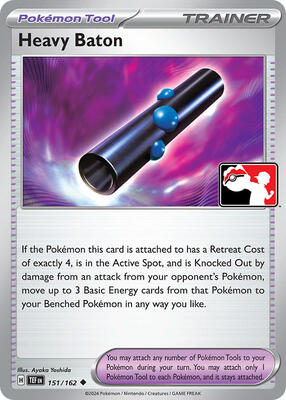 Heavy Baton - 151/162 card from Prize Pack Series Cards