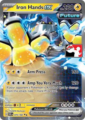 Iron Hands ex - 070/182 card from Prize Pack Series Cards