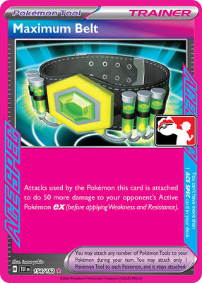 Maximum Belt - 154/162 card from Prize Pack Series Cards
