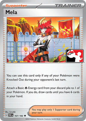 Mela - 167/182 card from Prize Pack Series Cards
