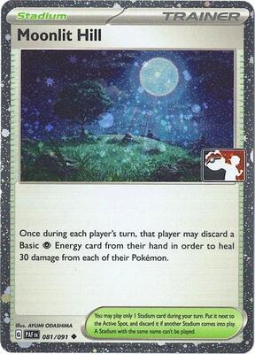 Moonlit Hill - 081/091 (Cosmos Holo) card from Prize Pack Series Cards