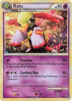 Xatu - 11/95 (Cracked Ice Holo) card from Blister Exclusives