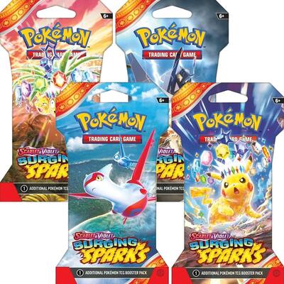 Surging Sparks Sleeved Booster Pack Bundle [Set of 4] card from SV08: Surging Sparks