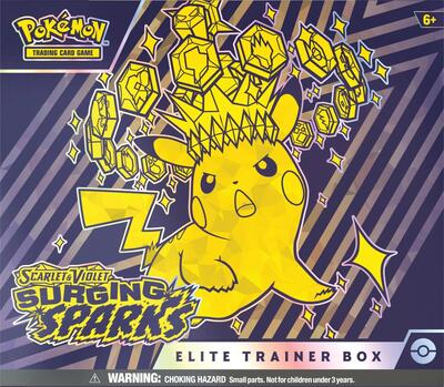 Surging Sparks Elite Trainer Box card from SV08: Surging Sparks