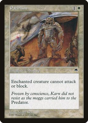 Pacifism card from Tempest