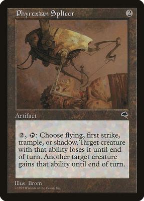 Phyrexian Splicer card from Tempest