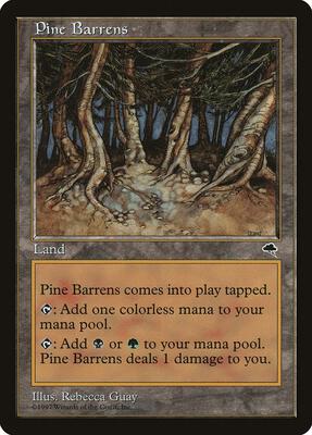 Pine Barrens card from Tempest