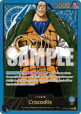 Crocodile (Premium Card Collection -Leader Collection-) card from One Piece Promotion Cards