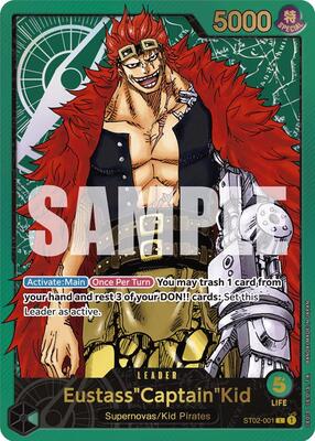 Eustass"Captain"Kid (Premium Card Collection -Leader Collection-) card from One Piece Promotion Cards