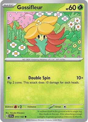 Gossifleur card from SV07: Stellar Crown