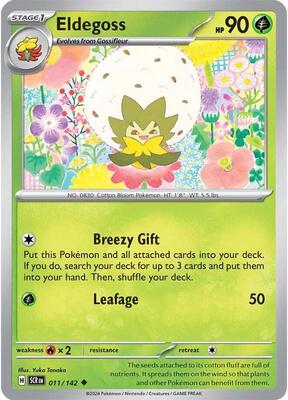 Eldegoss card from SV07: Stellar Crown