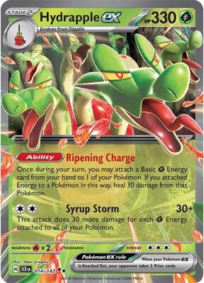 Hydrapple ex - 014/142 card from SV07: Stellar Crown