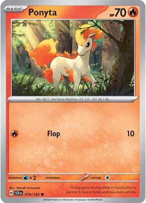 Ponyta card from SV07: Stellar Crown