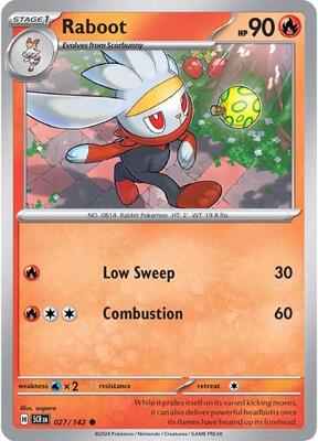 Raboot - 027/142 card from SV07: Stellar Crown