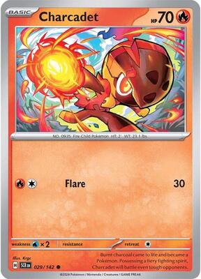 Charcadet card from SV07: Stellar Crown