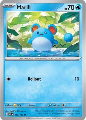 Marill card from SV07: Stellar Crown