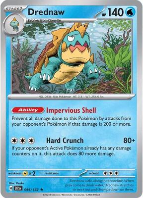 Drednaw card from SV07: Stellar Crown