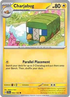 Charjabug card from SV07: Stellar Crown