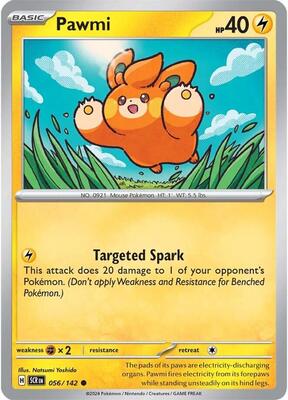 Pawmi card from SV07: Stellar Crown