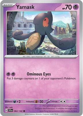 Yamask card from SV07: Stellar Crown