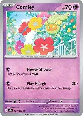 Comfey card from SV07: Stellar Crown