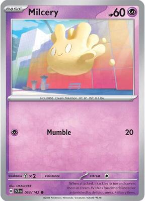 Milcery - 064/142 card from SV07: Stellar Crown