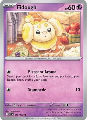 Fidough card from SV07: Stellar Crown