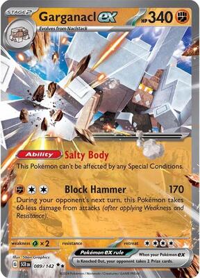 Garganacl ex card from SV07: Stellar Crown