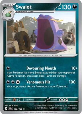Swalot card from SV07: Stellar Crown