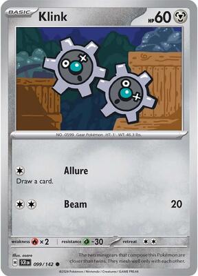 Klink card from SV07: Stellar Crown
