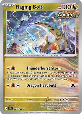 Raging Bolt card from SV07: Stellar Crown
