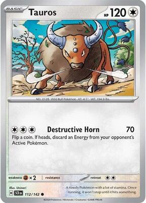 Tauros card from SV07: Stellar Crown